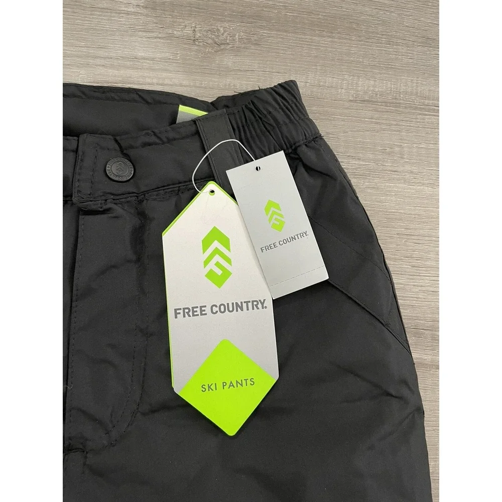 Black‎ Free Country Kids Children's Ski Pants Unisex Sz 4 New w/Tags